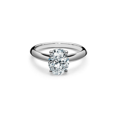 Oval cut Solitaire